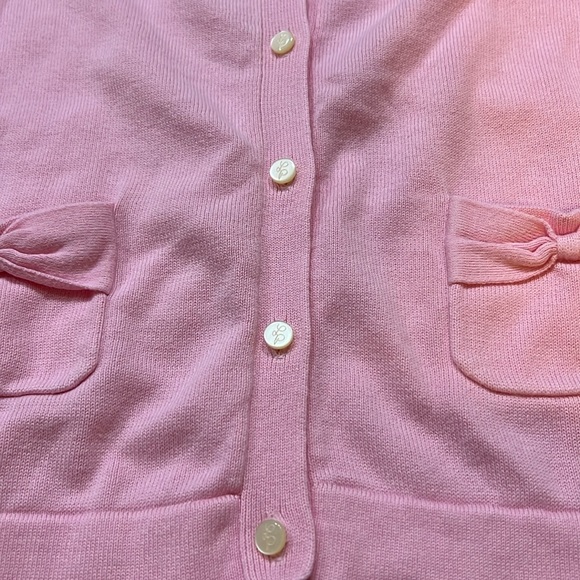 Lilly Pulitzer pink girls cardigan size L 8-10 - Picture 8 of 9